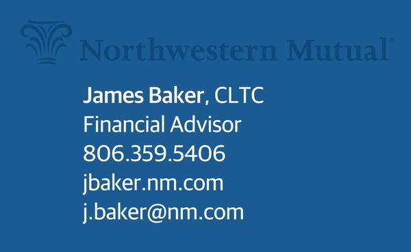 James Baker, Financial Advisor