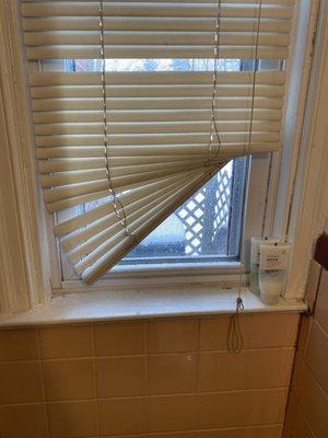 Broke my blinds but I did attempt to fix them. I just find this so unprofessional, they left my house looking like this.