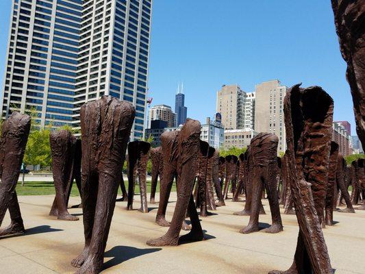 Agora by Magdalena Abakanowicz Grant Park, Chicago