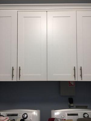 Laundry cabinets