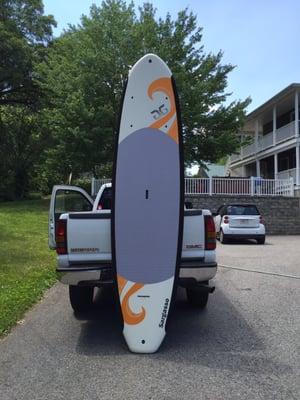 Picture of the new board we got after being treated horribly at Dicks.