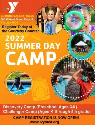 ALL INCLUSIVE ILLINOIS VALLEY YMCA SUMMER DAY CAMPS!!
https://ivymca.org/summer-camp/