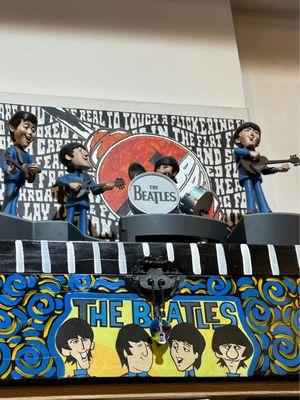 Beatle Toys. The Interior of Licorice Pizza Records. This was an LA Record Store from the 70's & 80's & is Back again in Studio City CA