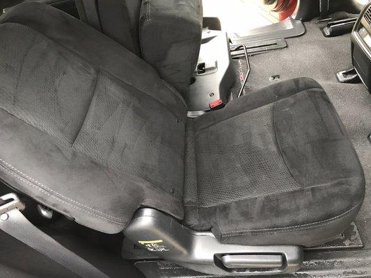 The Kids did a Slight Number on these Pathfinder seats. This was AFTER.