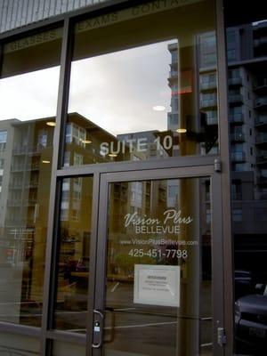 Vision Plus Bellevue is conveniently located at 1101 106th AVE NE Suite 10, Bellevue, WA, 98004.  We are next door to Panera Bread.