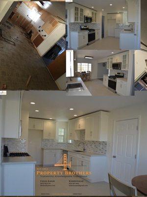 Before and after Kitchen