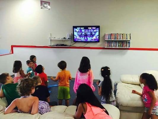 Wii gaming system.  The kids love Just Dance!