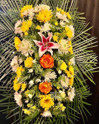 Sympathy flowers arrangement for your beloved ones.