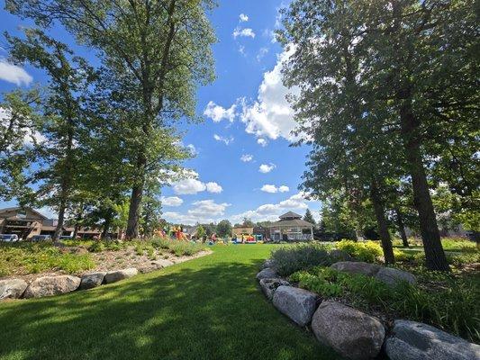 The Legacy Gardens is a beautiful garden located in Crosslake Town Square