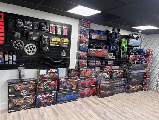 Shock Powersports RC Cars & Trucks Showroom DIsplay