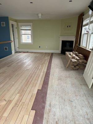 Red Oak hardwood floor