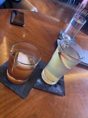 Fig & sage old fashioned & apple orchard