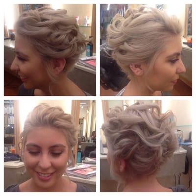 An updo inspired by Elsa. ;)