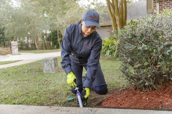 Presto-X’s exterior pest treatments create an invisible barrier around your home, keeping pests outside where they belong.