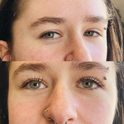 Lash lift and tint!