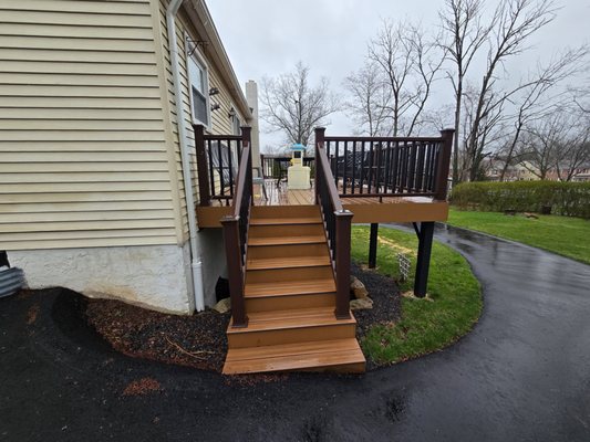 Trex deck and steps