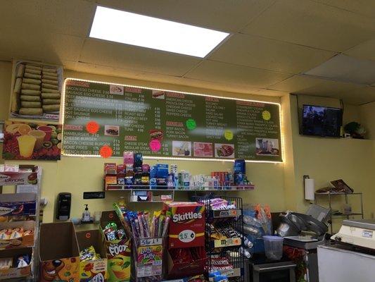 Deli counter, grill, and candy. Everything you need.