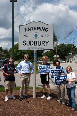 Entering Sudbury from Wayland.