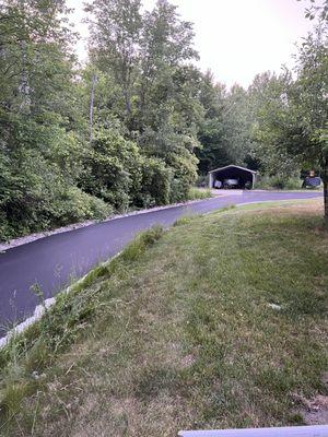 Front Garage to Back Garage