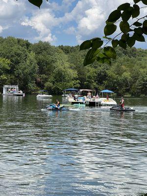 Boats in a cove