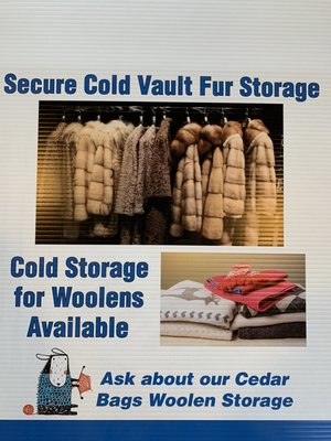 Cold storage for woolens available