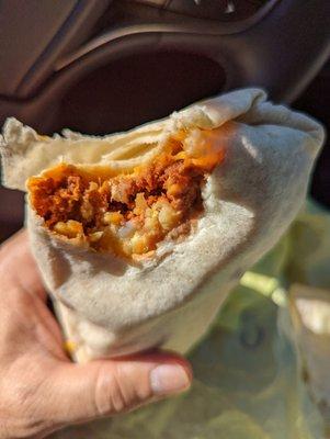 Chorizo burrito