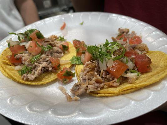 Toscos de carnitas