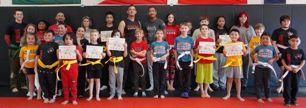 Shaolin Juniors testing