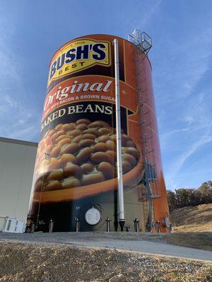 Bush's Best Baked Beans water tower wrap