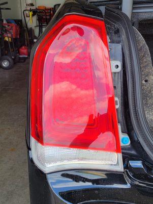 Again one clips holding light on. This tail light is a 300C light