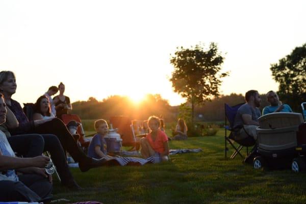 More sunset pictures at the Warwick Summer Arts Festival