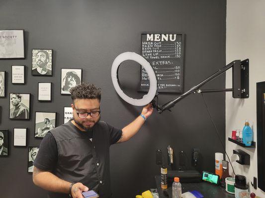 Julian from Fly Society Barbershop