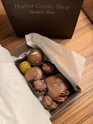 Assorted milk chocolates