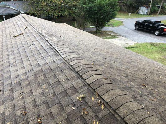 Shingle job