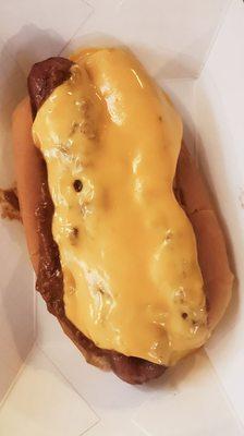 Bob's chili cheese dog. The perfect downtown Savannah weekend snack!