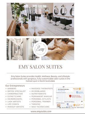 Emy Salon Suites info