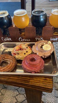 Pop-up beer and donut pairing with Guggman Haus Brewing