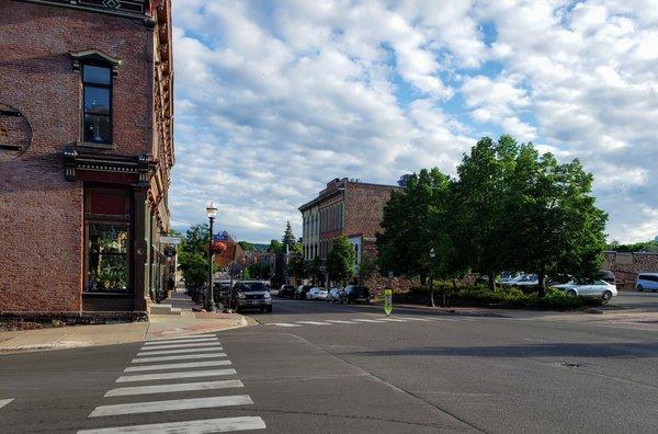 Looking South on Front St.