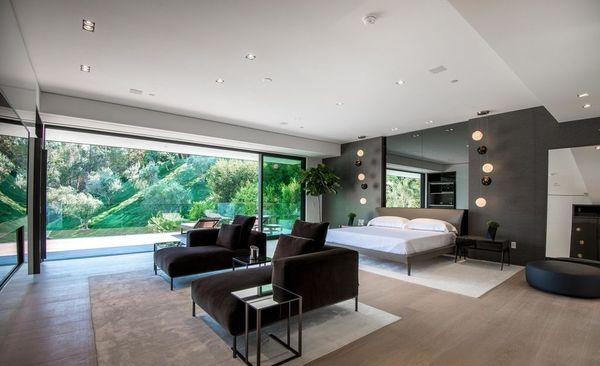 Master Bedroom Crestron home entertainment project Los Angeles by Monaco AV, expert in smart home theater & smart home automation