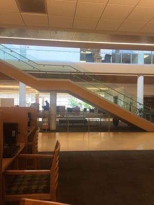 It is the staircase to second floor of library.