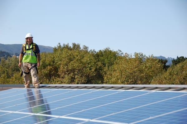 Luminalt installed solar at the Millbrae Public LIbrary