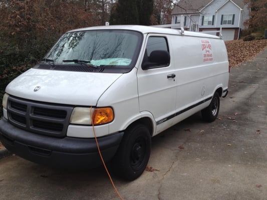 I can conduct all services from the van.  Code cut keys, duplicate keys, create master key systems, and rekey locks.