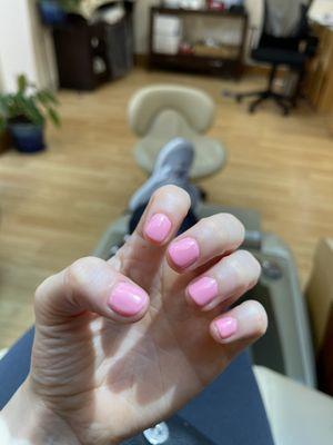 Gel manicure - real nails