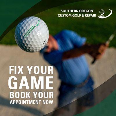 Fix your game and book your appointment now with Robert