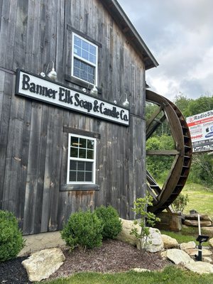 Outside waterwheel - great place for a photo!