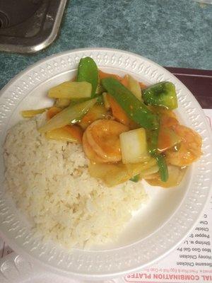 Curry shrimp