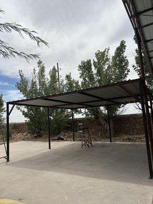 20x20 sheetmetal carport