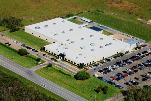 Roofing for Benchmark Electronics, in Angleton, TX.