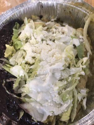 Enchiladas Verde