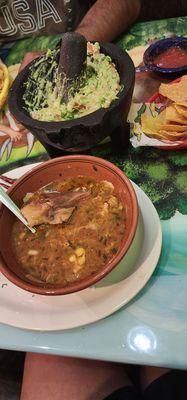 Menudo and guacamole are amazing